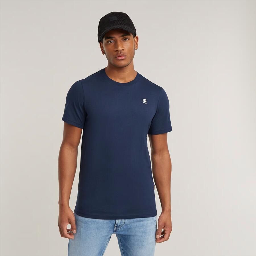 G-Star RAW GRAW Slim T-Shirt Donkerblauw Heren - Foto 7
