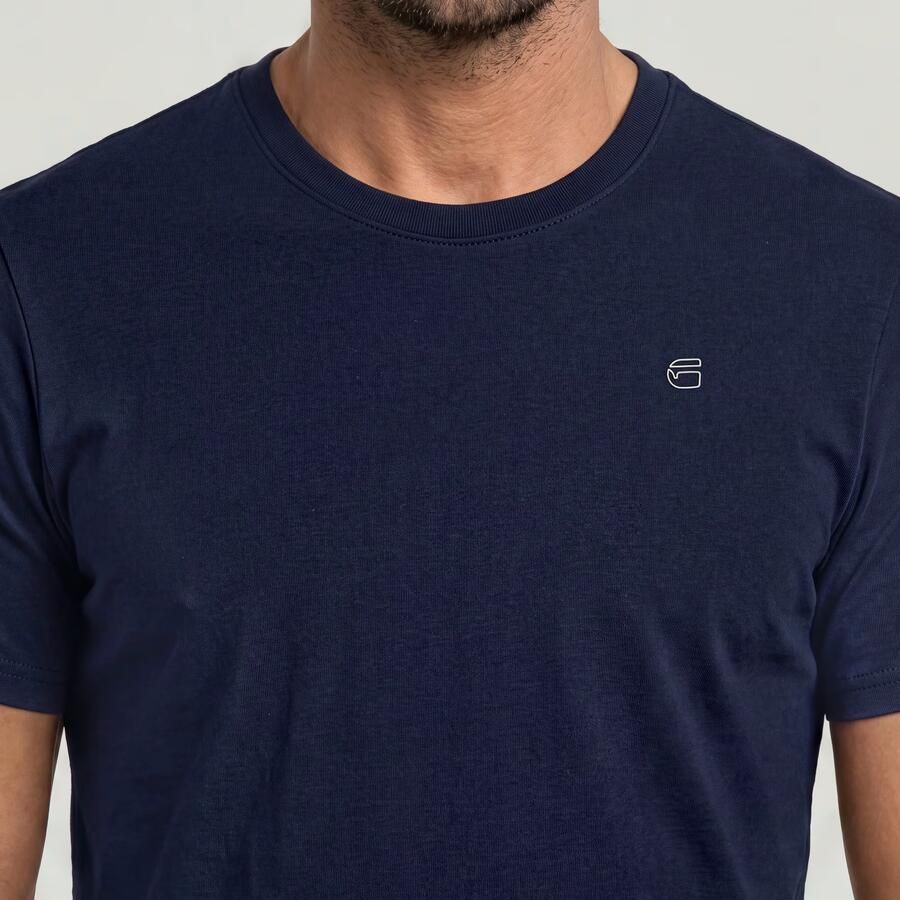 G-Star RAW Graw Slim T-Shirt Donkerblauw Heren - Foto 2