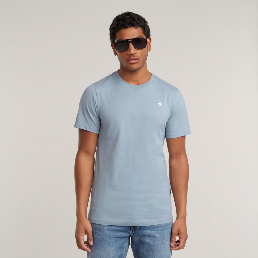 G-Star RAW GRAW Slim T-Shirt Lichtblauw Heren