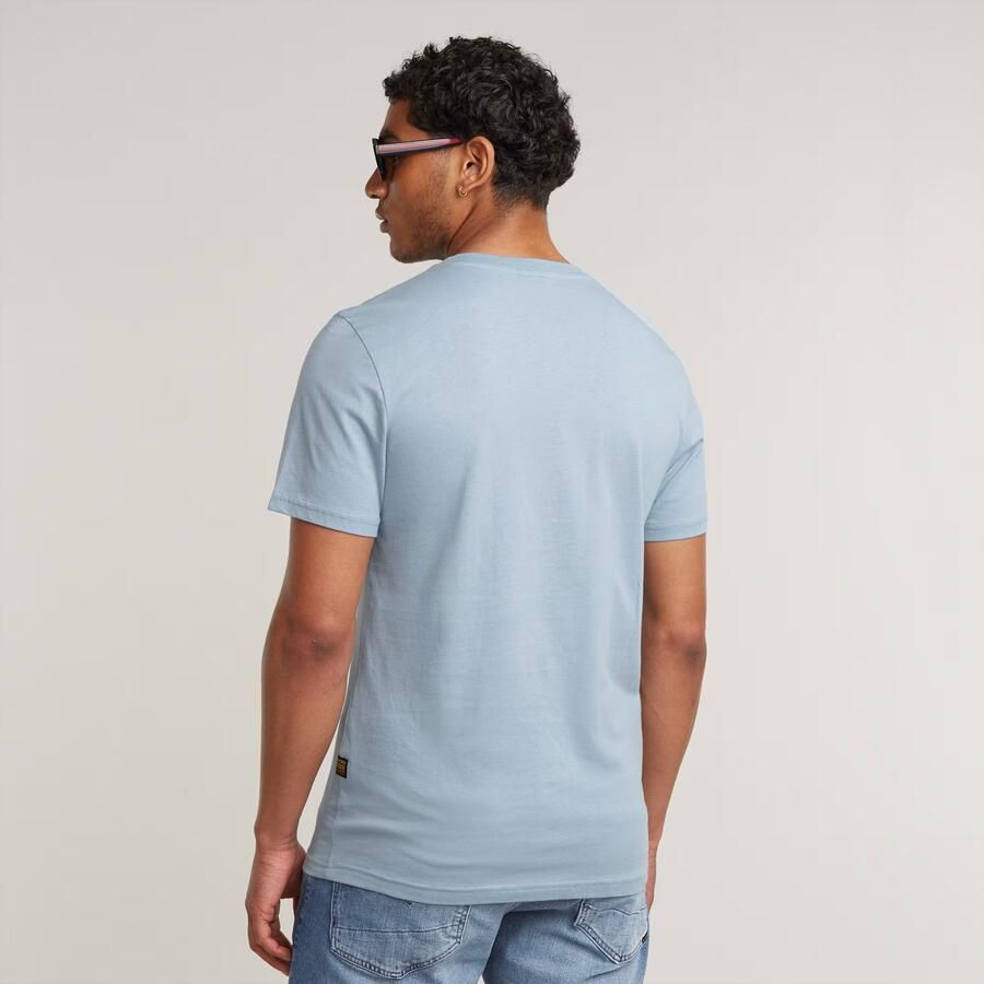 G-Star RAW GRAW Slim T-Shirt Lichtblauw Heren - Foto 2