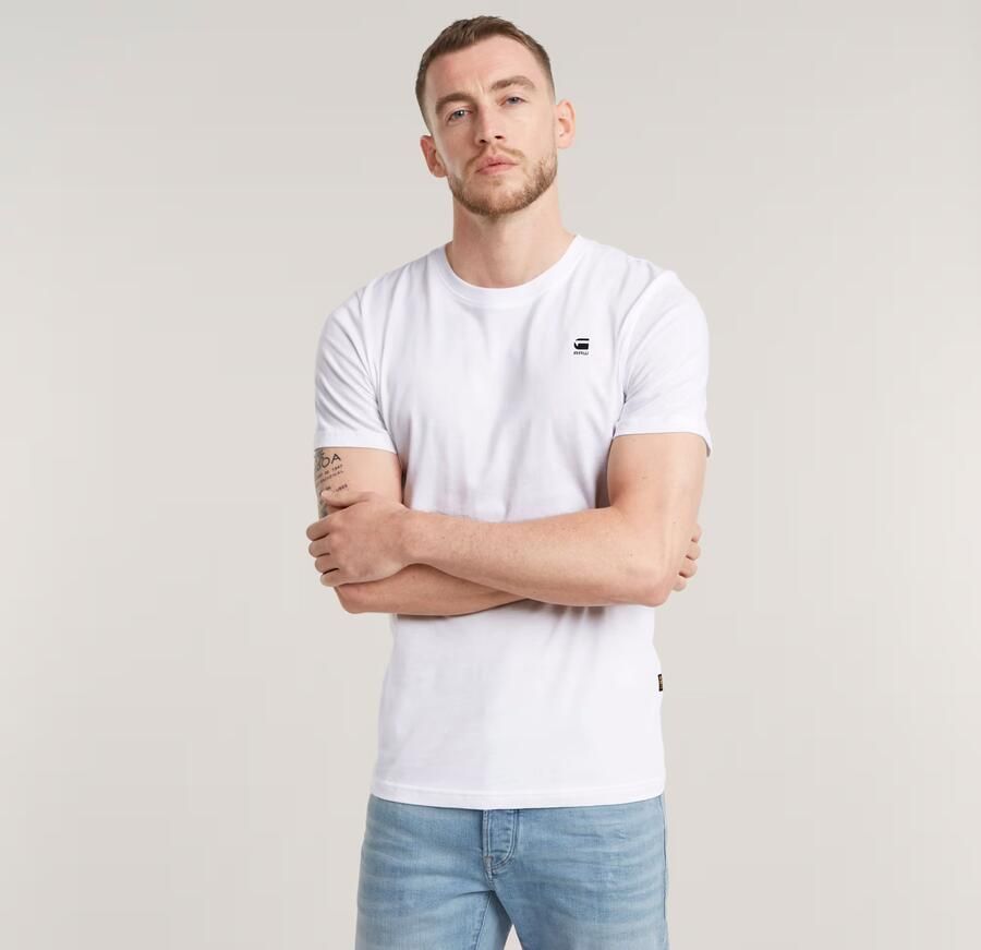 G-Star RAW GRAW Slim T-Shirt Wit Heren - Foto 7