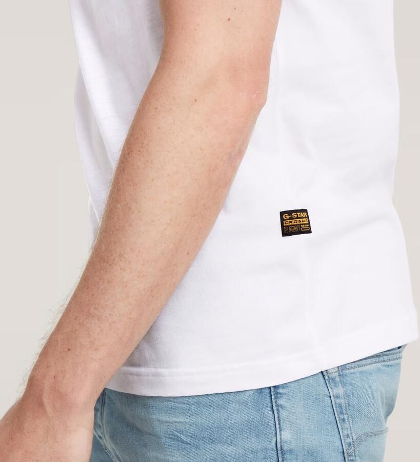 G-Star RAW GRAW Slim T-Shirt Wit Heren - Foto 5