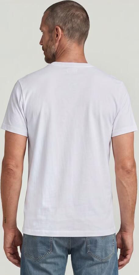 G-Star RAW GRAW Slim T-Shirt Wit Heren - Foto 4