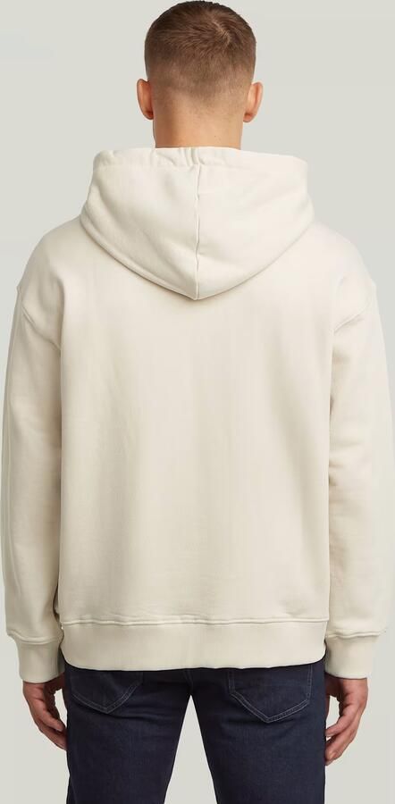 G-Star RAW GS-01 Relaxed Hoodie Wit Heren - Foto 6