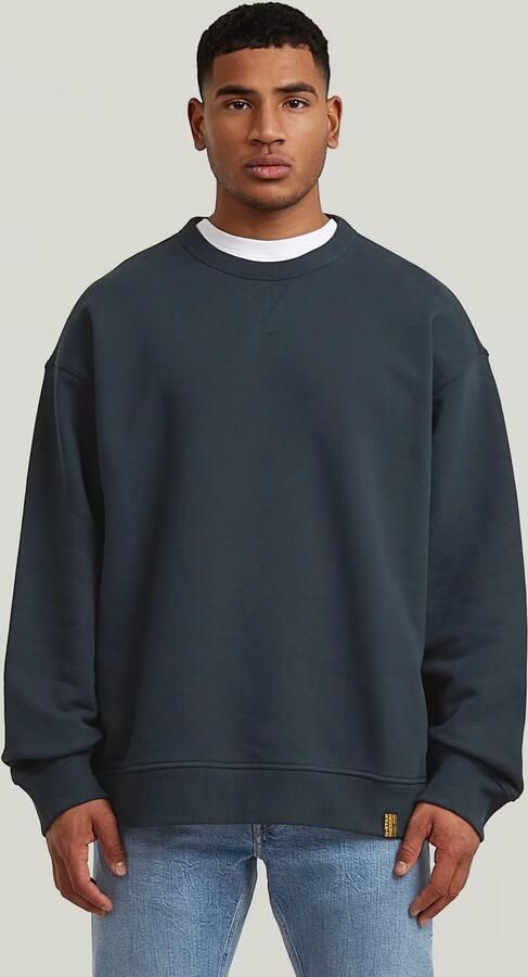G-Star RAW GS-01 Relaxed Sweater Donkerblauw Heren