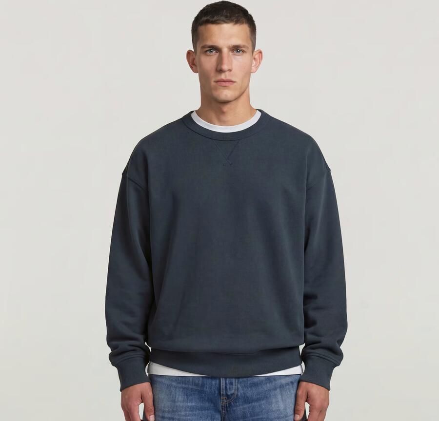 G-Star RAW GS-01 Relaxed Sweater Donkerblauw Heren - Foto 3