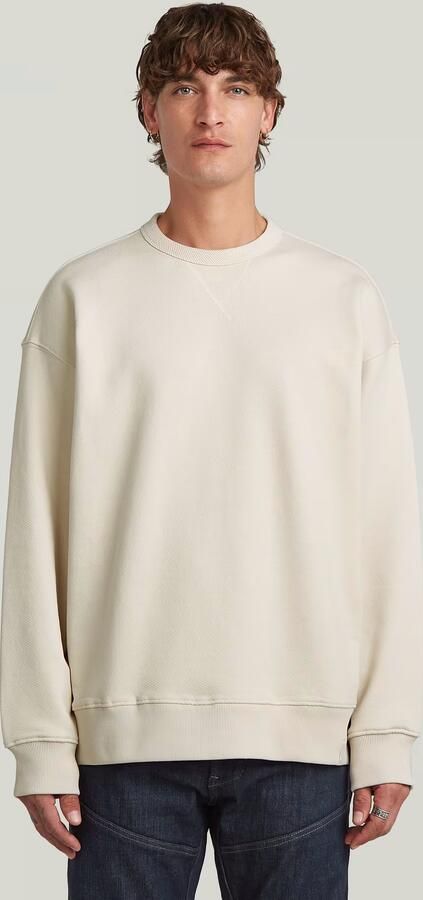 G-Star RAW GS-01 Relaxed Sweater Wit Heren