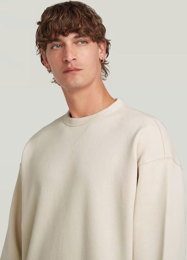 G-Star RAW GS-01 Relaxed Sweater Wit Heren - Foto 3