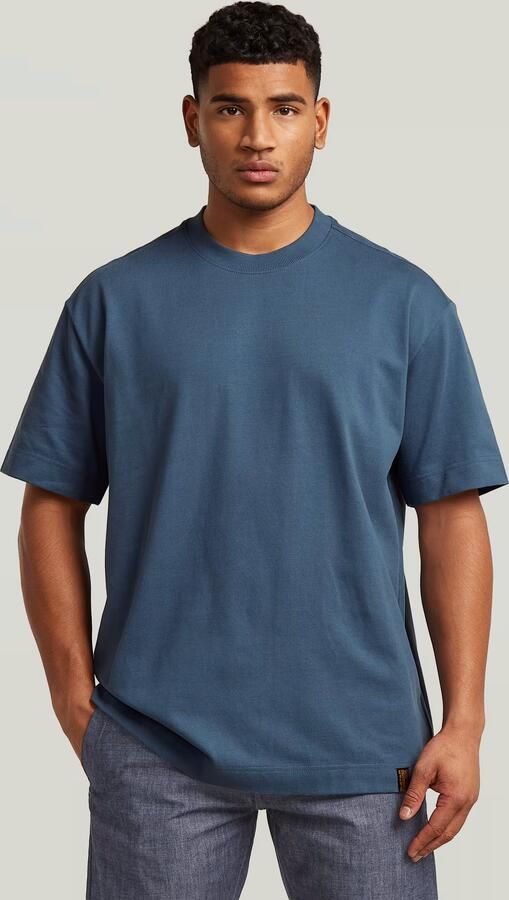 G-Star RAW GS-01 Relaxed T-Shirt Midden blauw Heren