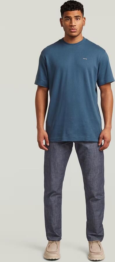 G-Star RAW GS-01 Relaxed T-Shirt Midden blauw Heren - Foto 7