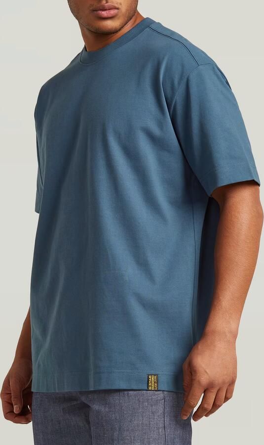 G-Star RAW GS-01 Relaxed T-Shirt Midden blauw Heren - Foto 4