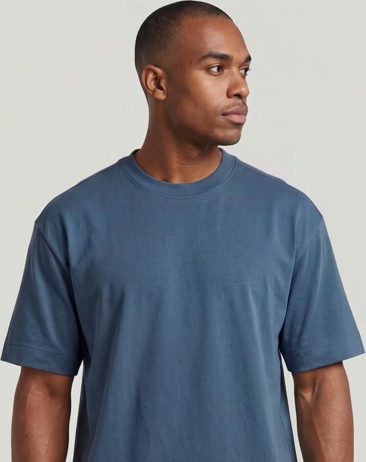 G-Star RAW GS-01 Relaxed T-Shirt Midden blauw Heren - Foto 4