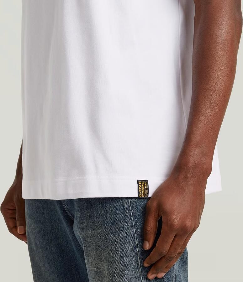 G-Star RAW GS-01 Relaxed T-Shirt Wit Heren - Foto 3