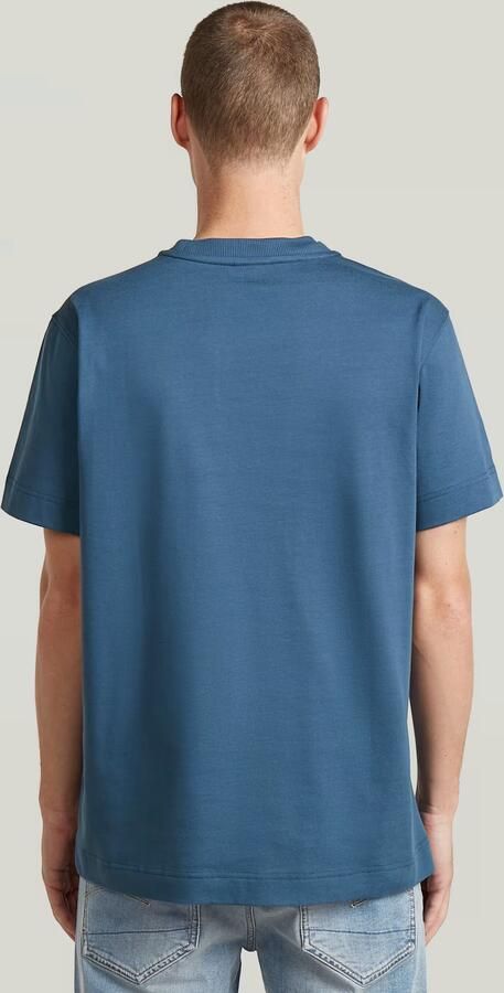 G-Star RAW GS-01 T-Shirt Midden blauw Heren - Foto 5