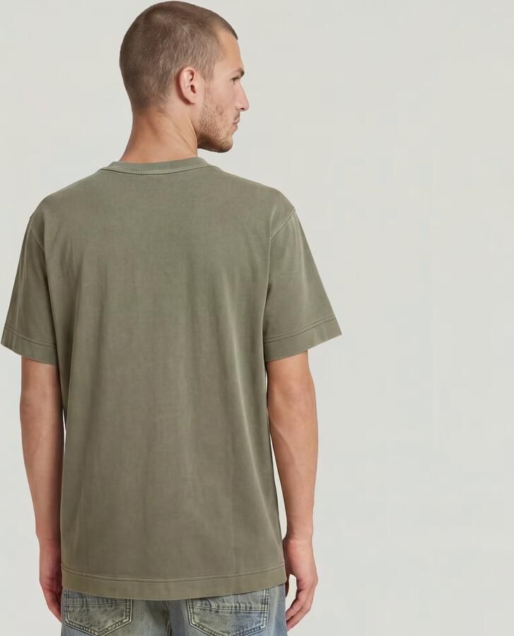 G-Star Raw T-shirt D29114-E417-D033 SHADOW OLIVE - Foto 3