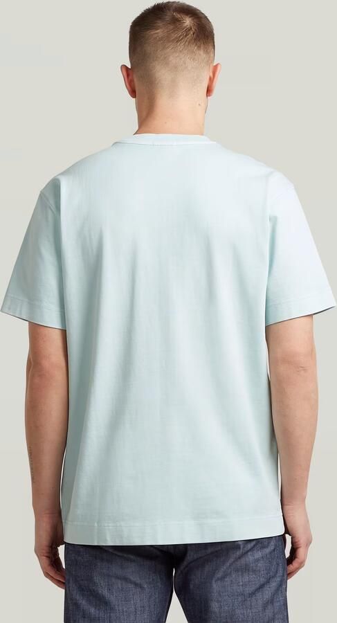 G-Star RAW GS-01 Washed T-Shirt Lichtblauw Heren - Foto 5
