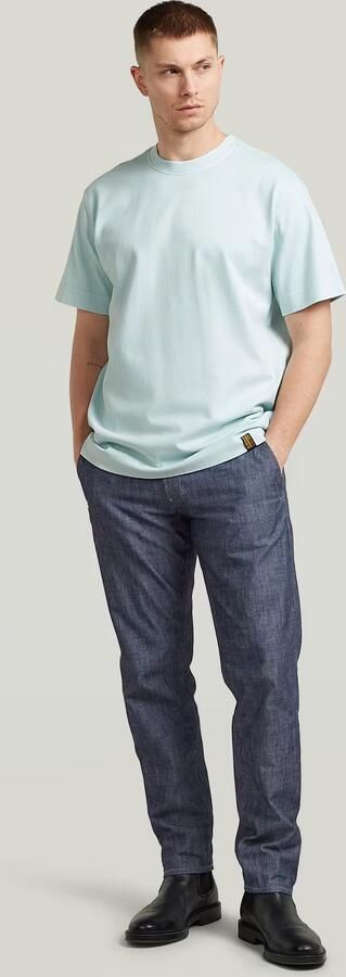G-Star RAW GS-01 Washed T-Shirt Lichtblauw Heren - Foto 7