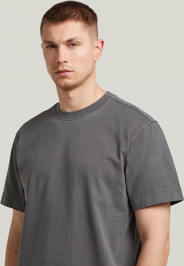 G-Star RAW GS-01 Washed T-Shirt Zwart Heren - Foto 4
