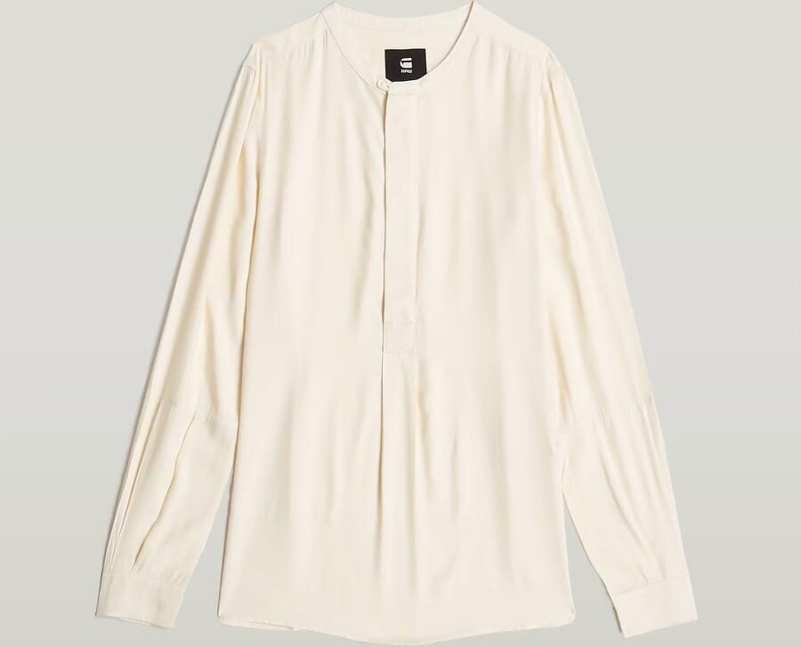 G-Star RAW Blouse met lange mouwen Half Placket Top ls wmn met verborgen knoopsluiting - Foto 7