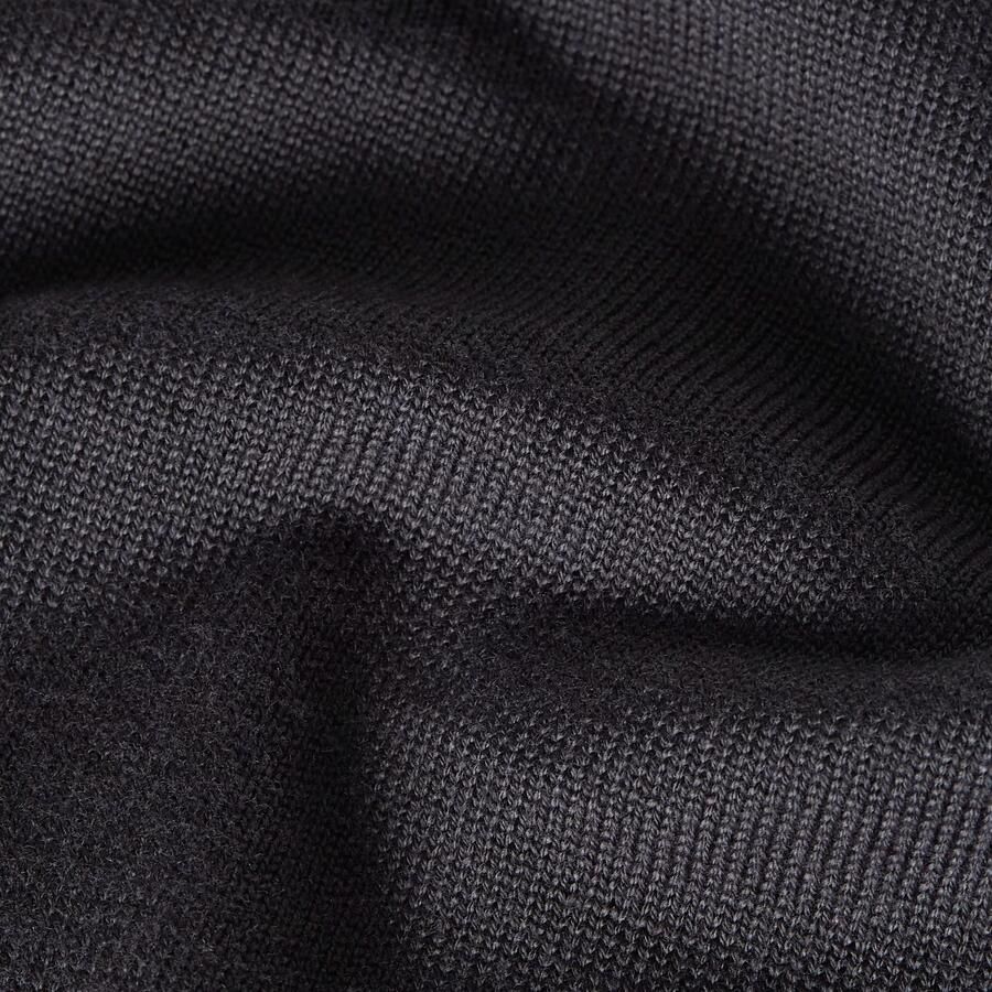 G-Star RAW Half Zip Gebreide Trui Grijs Heren - Foto 2