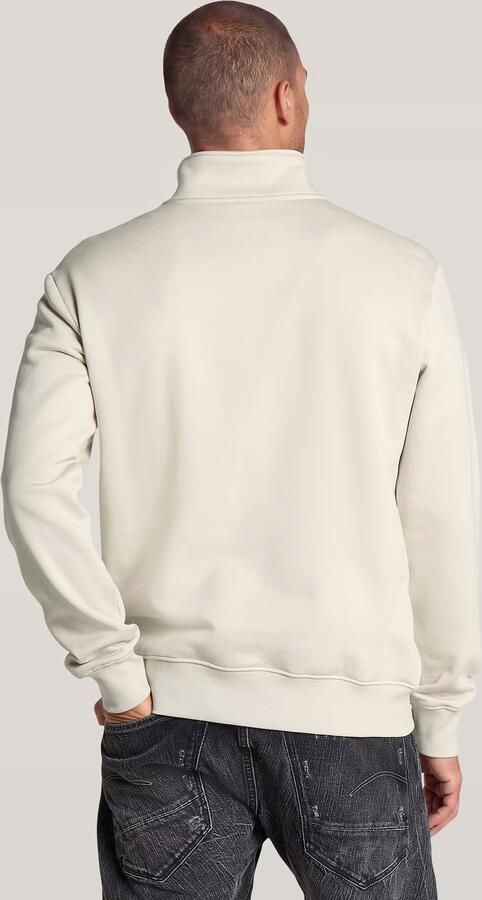 G-Star RAW Half Zip Stand Up Collar Sweater Wit Heren - Foto 4