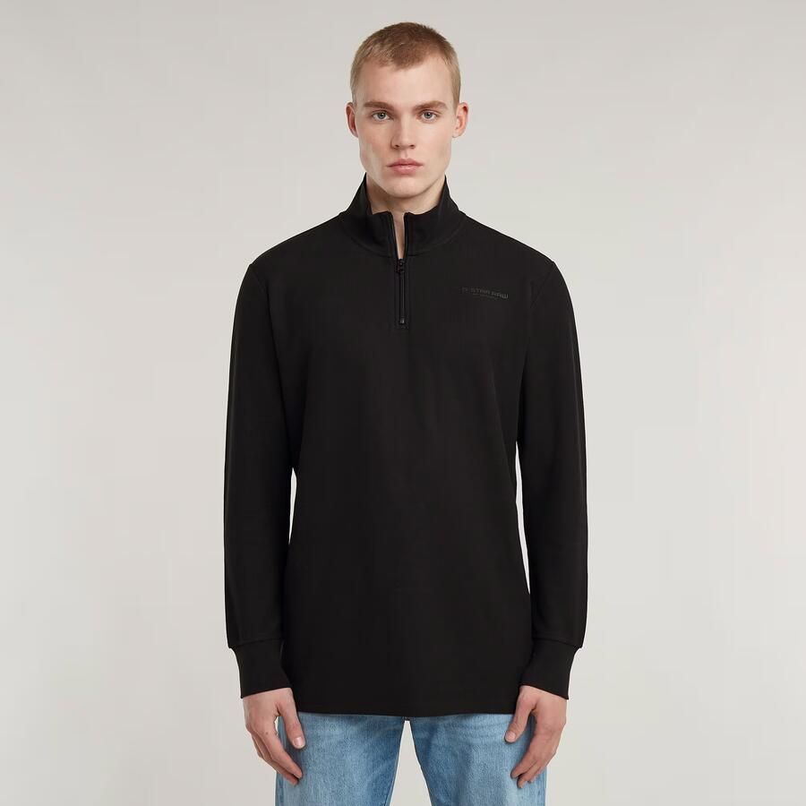 G-Star RAW Half Zip Tweeter Zwart Heren - Foto 7