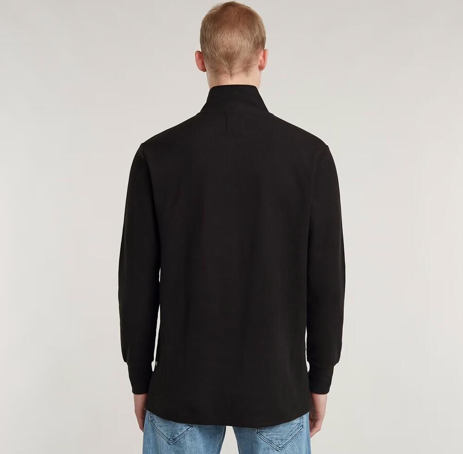 G-Star RAW Half Zip Tweeter Zwart Heren - Foto 4