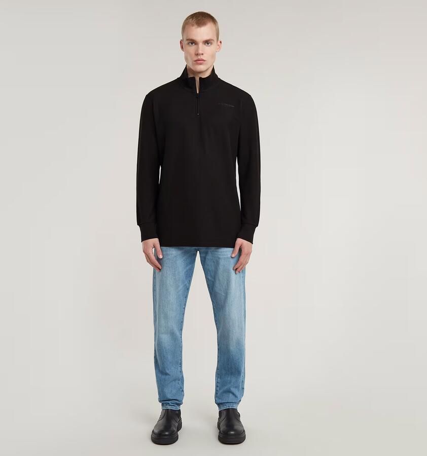 G-Star RAW Half Zip Tweeter Zwart Heren - Foto 5