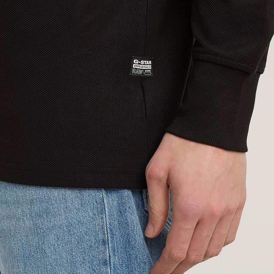 G-Star RAW Half Zip Tweeter Zwart Heren