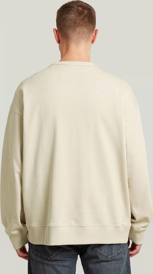 G-Star RAW HB Badge Sweater Wit Heren - Foto 5