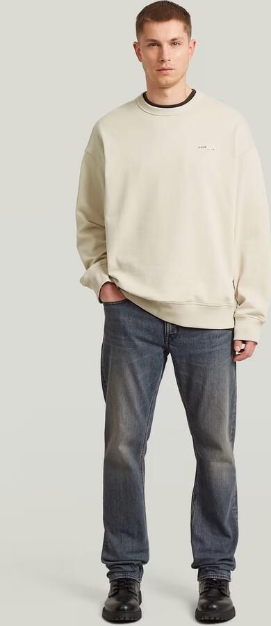 G-Star RAW HB Badge Sweater Wit Heren - Foto 6
