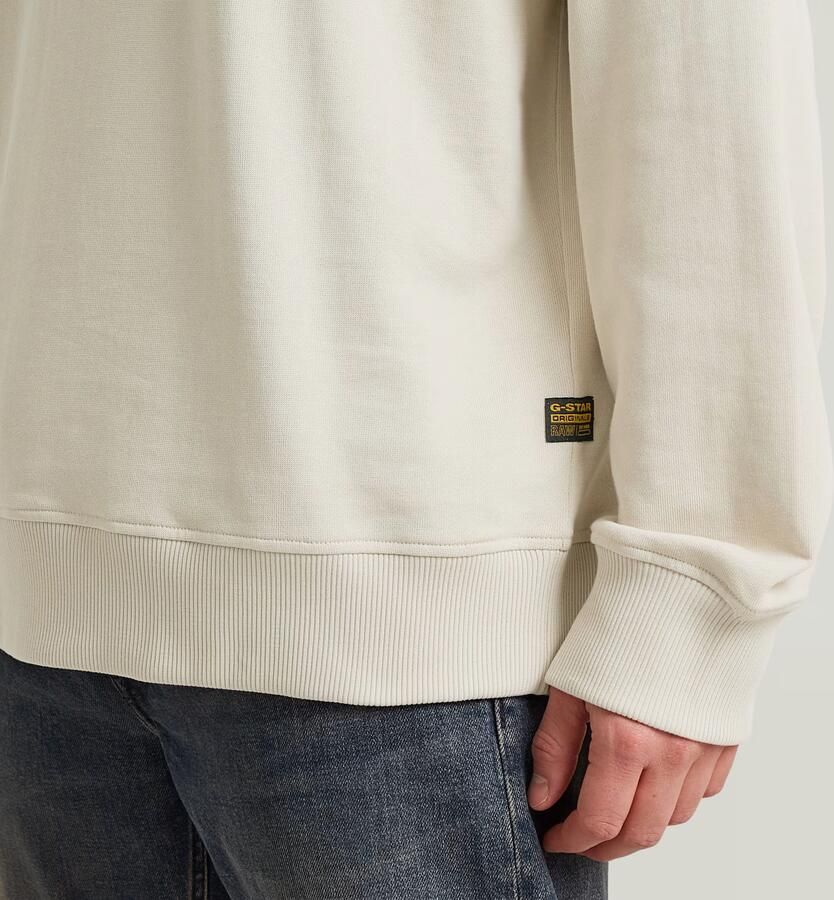 G-Star RAW HB Badge Sweater Wit Heren - Foto 3
