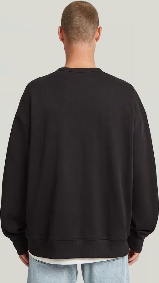 G-Star RAW HB Badge Sweater Zwart Heren