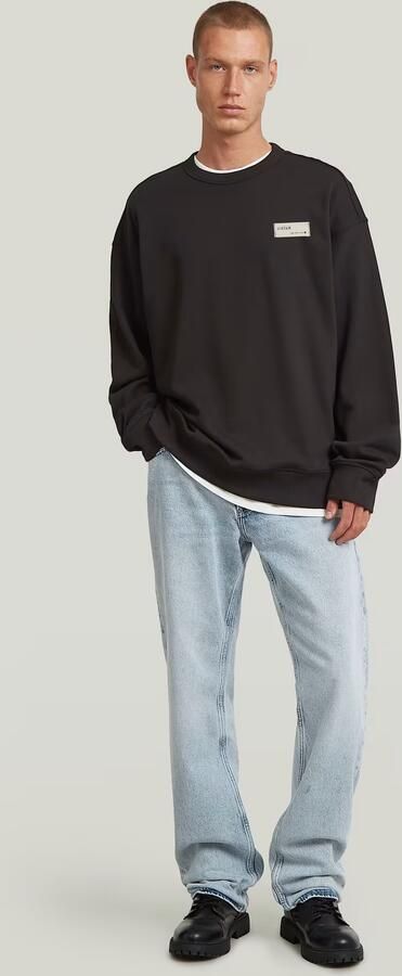 G-Star RAW HB Badge Sweater Zwart Heren - Foto 5