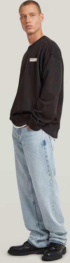 G-Star RAW HB Badge Sweater Zwart Heren - Foto 6