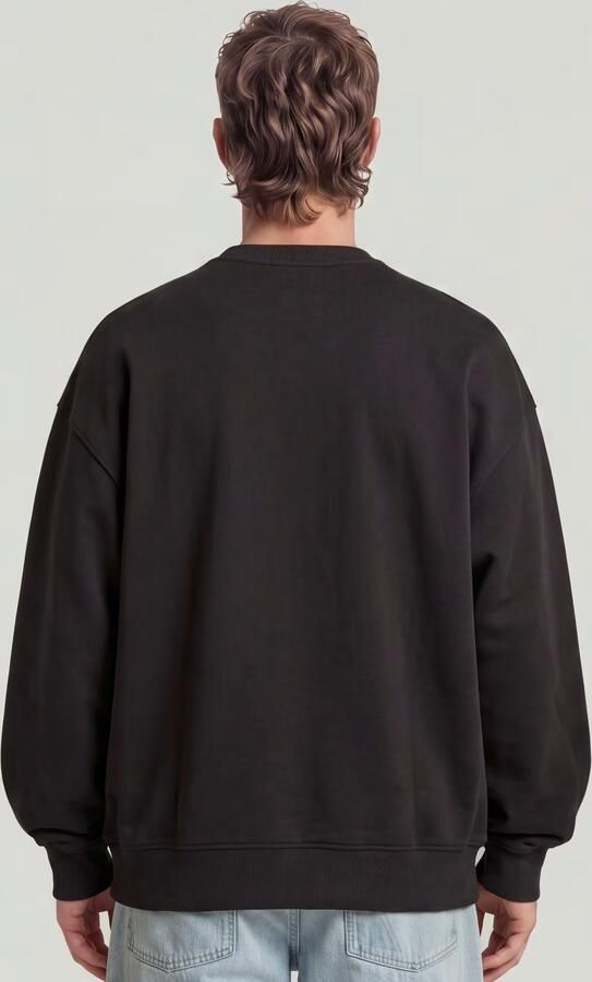 G-Star RAW HB Badge Sweater Zwart Heren - Foto 6