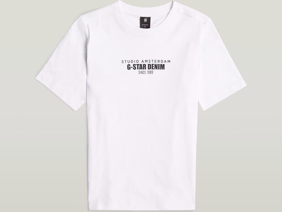 G-Star RAW HD Graphic T-Shirt Wit Dames - Foto 4