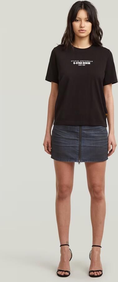 G-Star RAW HD Graphic T-Shirt Zwart Dames - Foto 6
