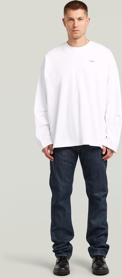 G-Star RAW Heavy Jersey Oversized T-Shirt Wit Heren - Foto 6