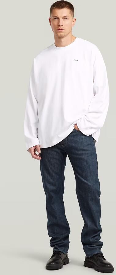 G-Star RAW Heavy Jersey Oversized T-Shirt Wit Heren - Foto 7