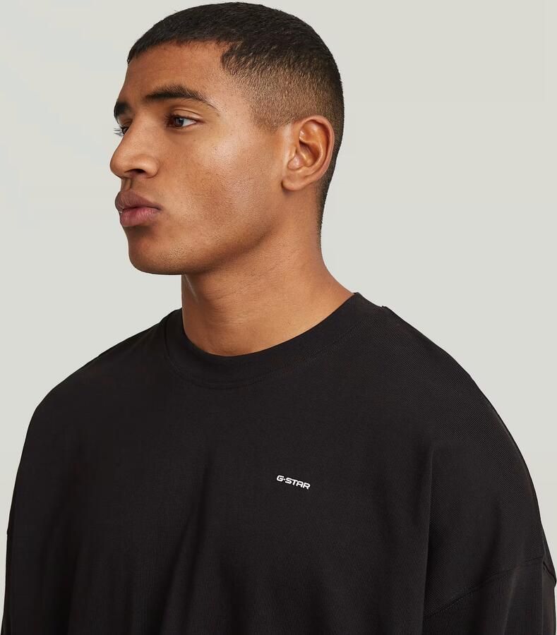 G-Star RAW Heavy Jersey Oversized T-Shirt Zwart Heren - Foto 3