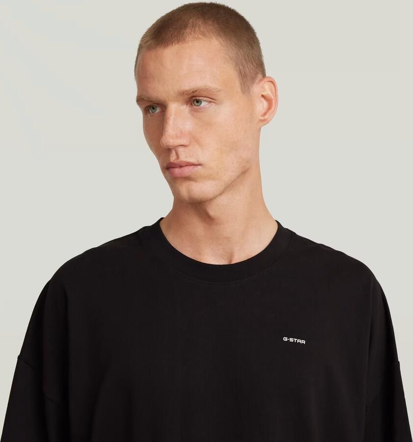 G-Star RAW Heavy Jersey Oversized T-Shirt Zwart Heren - Foto 3