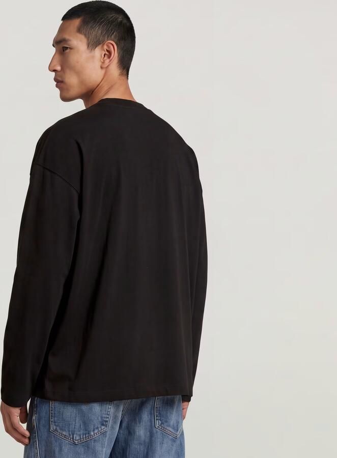 G-Star RAW Heavy Jersey Oversized T-Shirt Zwart Heren - Foto 5