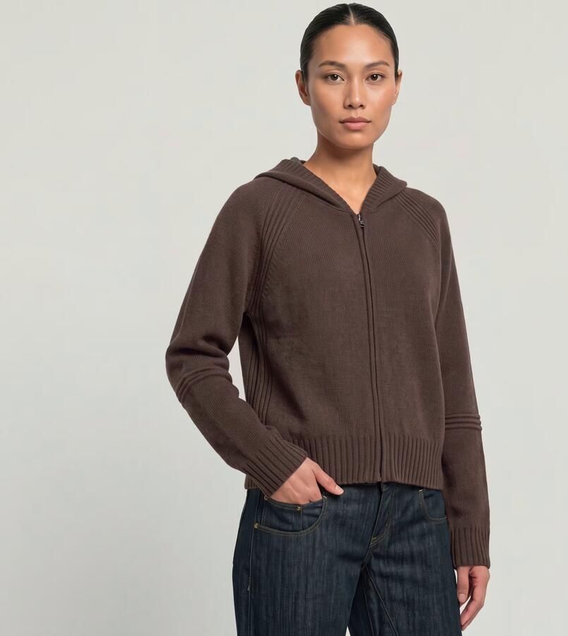 G-Star RAW Heavy Moto Vest Bruin Dames - Foto 4