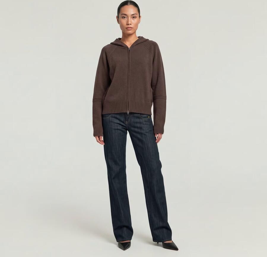 G-Star RAW Heavy Moto Vest Bruin Dames - Foto 3