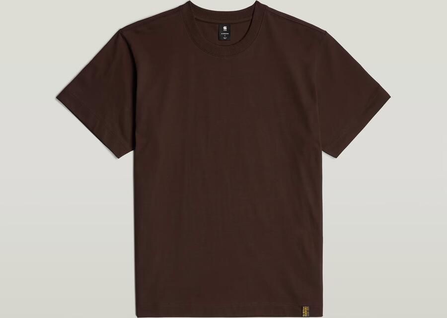 G-Star RAW Heavy Weight Essential Loose T-shirt Bruin Heren - Foto 5