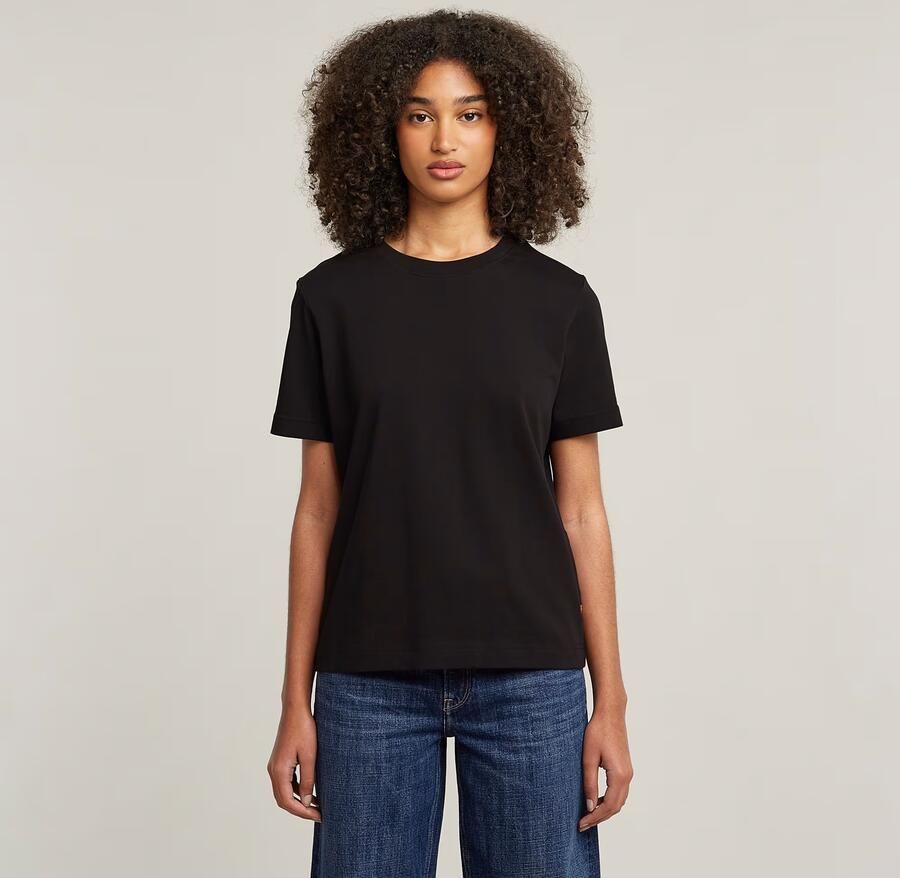 G-Star RAW Heavy Weight Regular Top Zwart Dames - Foto 5