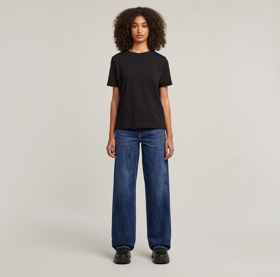 G-Star RAW Heavy Weight Regular Top Zwart Dames - Foto 4