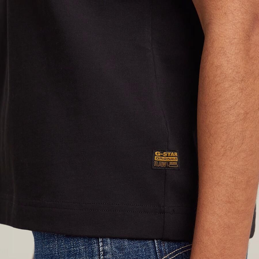 G-Star RAW Heavy Weight Regular Top Zwart Dames - Foto 3