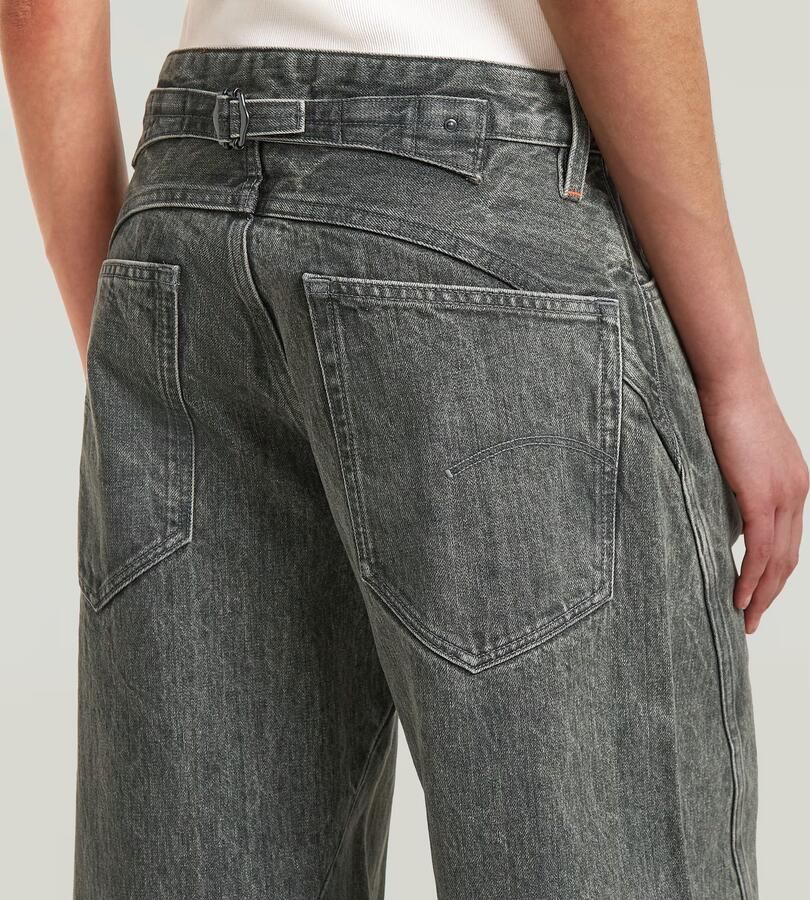 G-Star RAW Helyx Cinch Wide Jeans Groen Dames - Foto 3